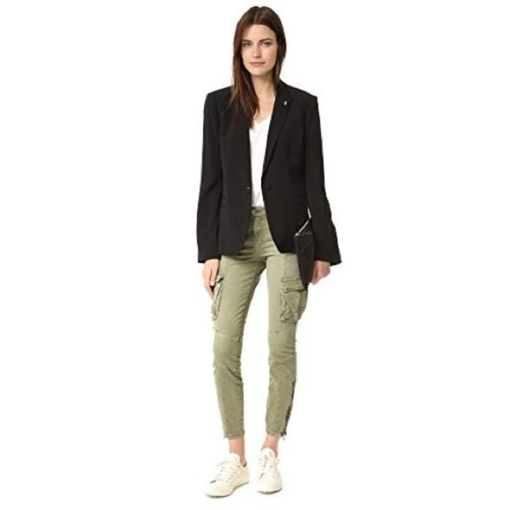 L'AGENCE Olive Green Cargo Pants